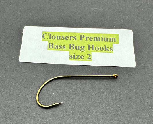 Clouser's Premium Bass Bug Hooks