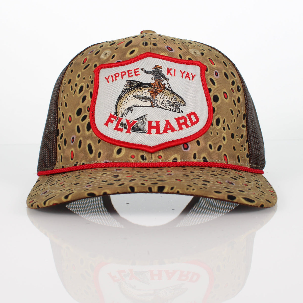 Paramount Outdoors YIPPY KI YAY Fish Rodeo 6-Panel Meshback Rope Cap