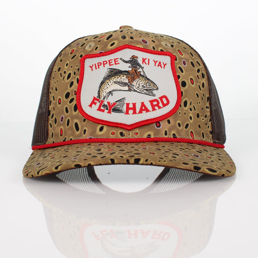 Paramount Outdoors YIPPY KI YAY Fish Rodeo 6-Panel Meshback Rope Cap