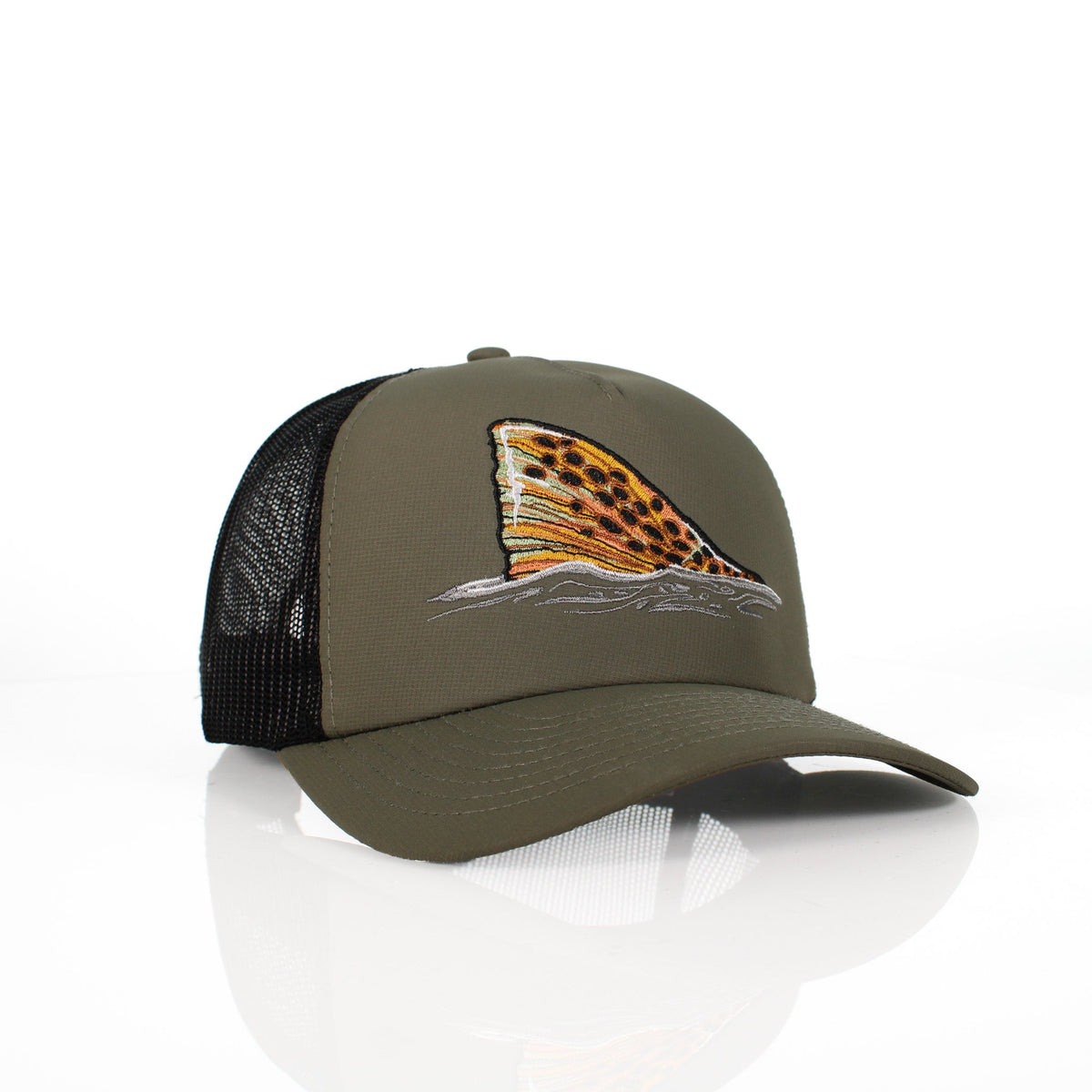 Paramount Outdoors Brown Trout Tail Mesh Back 5-Panel