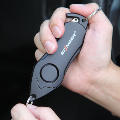 Stinger Survival Tools (2Pcs) Personal Alarm Keychain Safety Emergency Tool