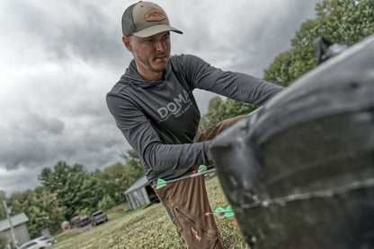 Domain Outdoor Leather Patch Hat - Green