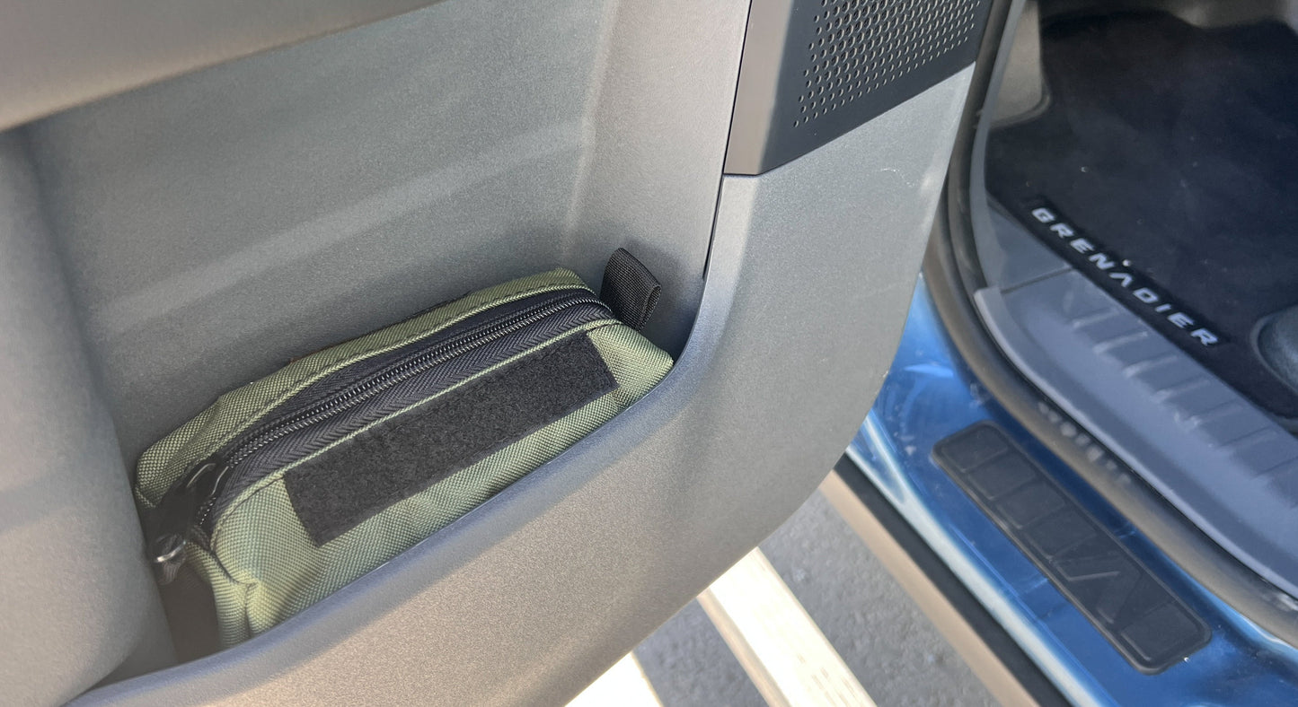Overland Gear Guy INEOS Grenadier Door Storage Cubby Small Pouch - 8"x3"x4" (PAIR)