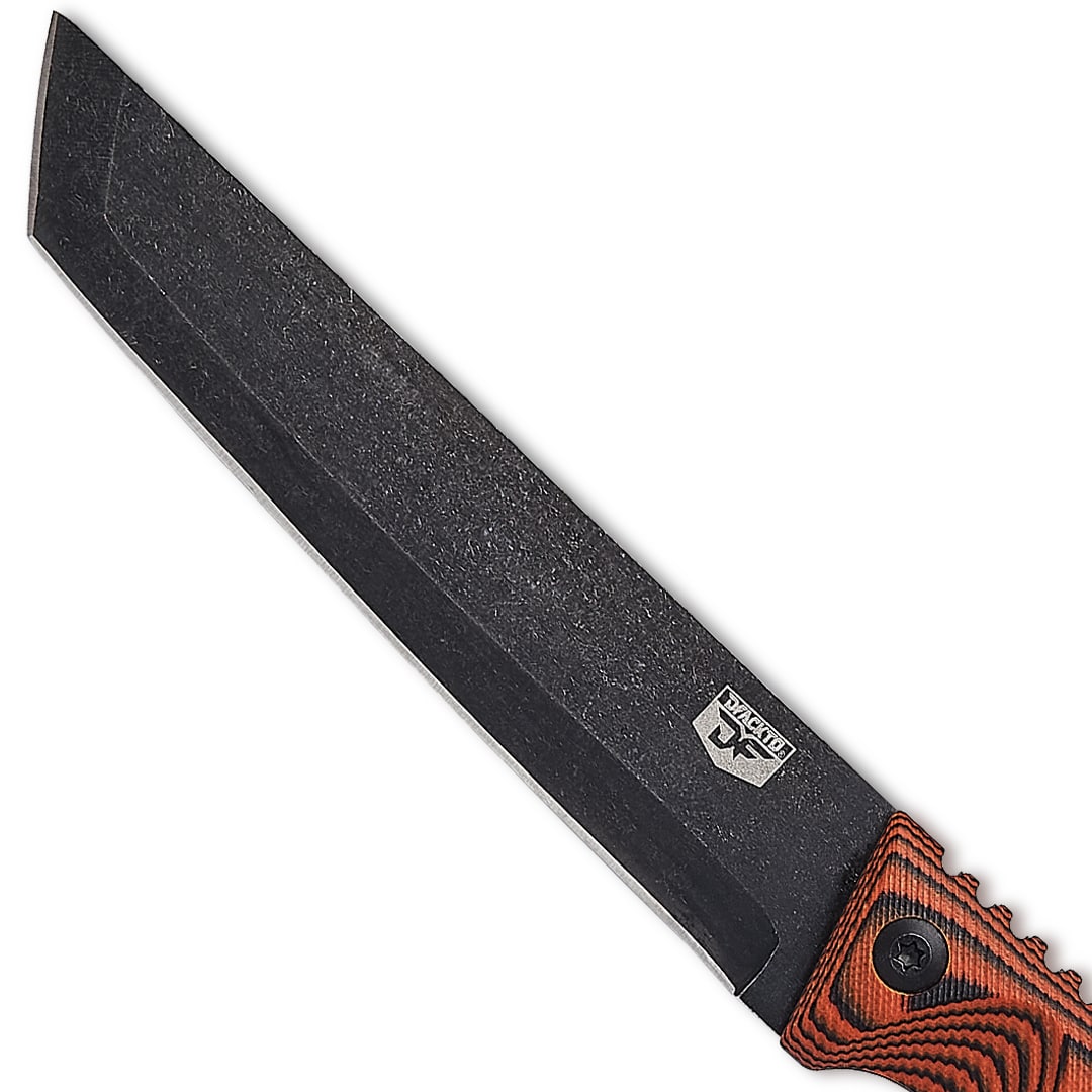 DFACKTO 5.5" Tanto Knife // Orange Handle