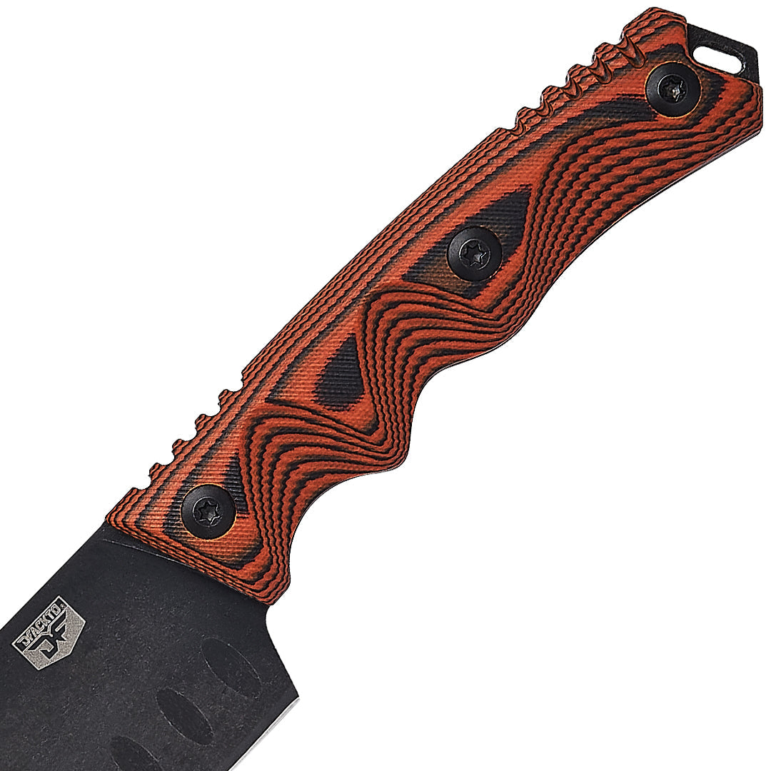 DFACKTO 6.5" Santoku Knife // Orange Handle