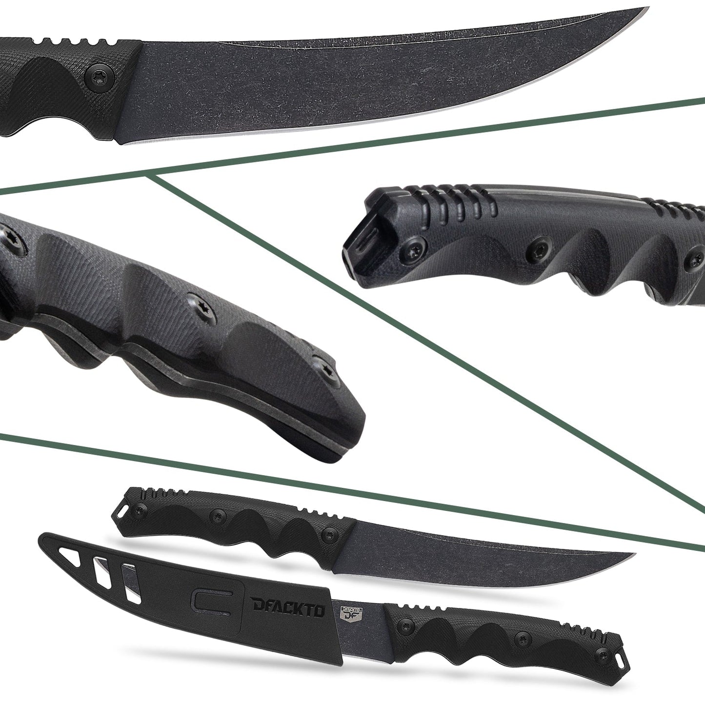 DFACKTO 6" Hybrid Boning & Fillet Knife