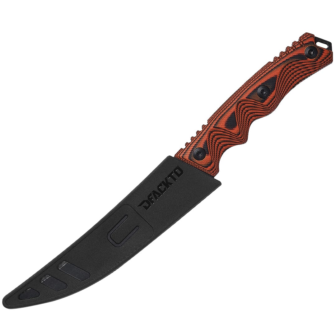 DFACKTO 6" Hybrid Boning & Fillet Knife // Orange Handle