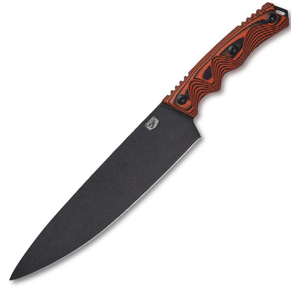 DFACKTO 8" Chef Knife // Orange Handle