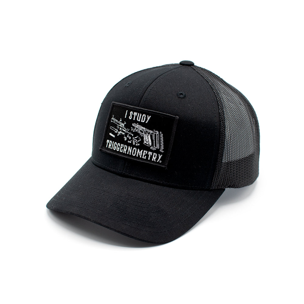 Shield Republic I Study Triggernometry Woven Patch Hat