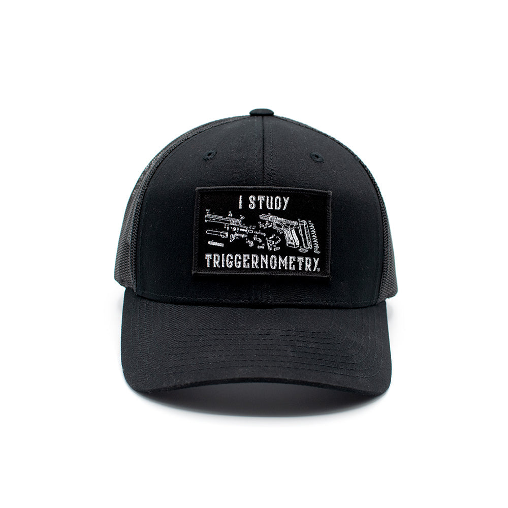 Shield Republic I Study Triggernometry Woven Patch Hat