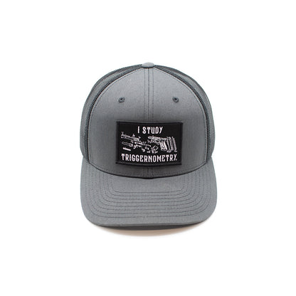 Shield Republic I Study Triggernometry Woven Patch Hat