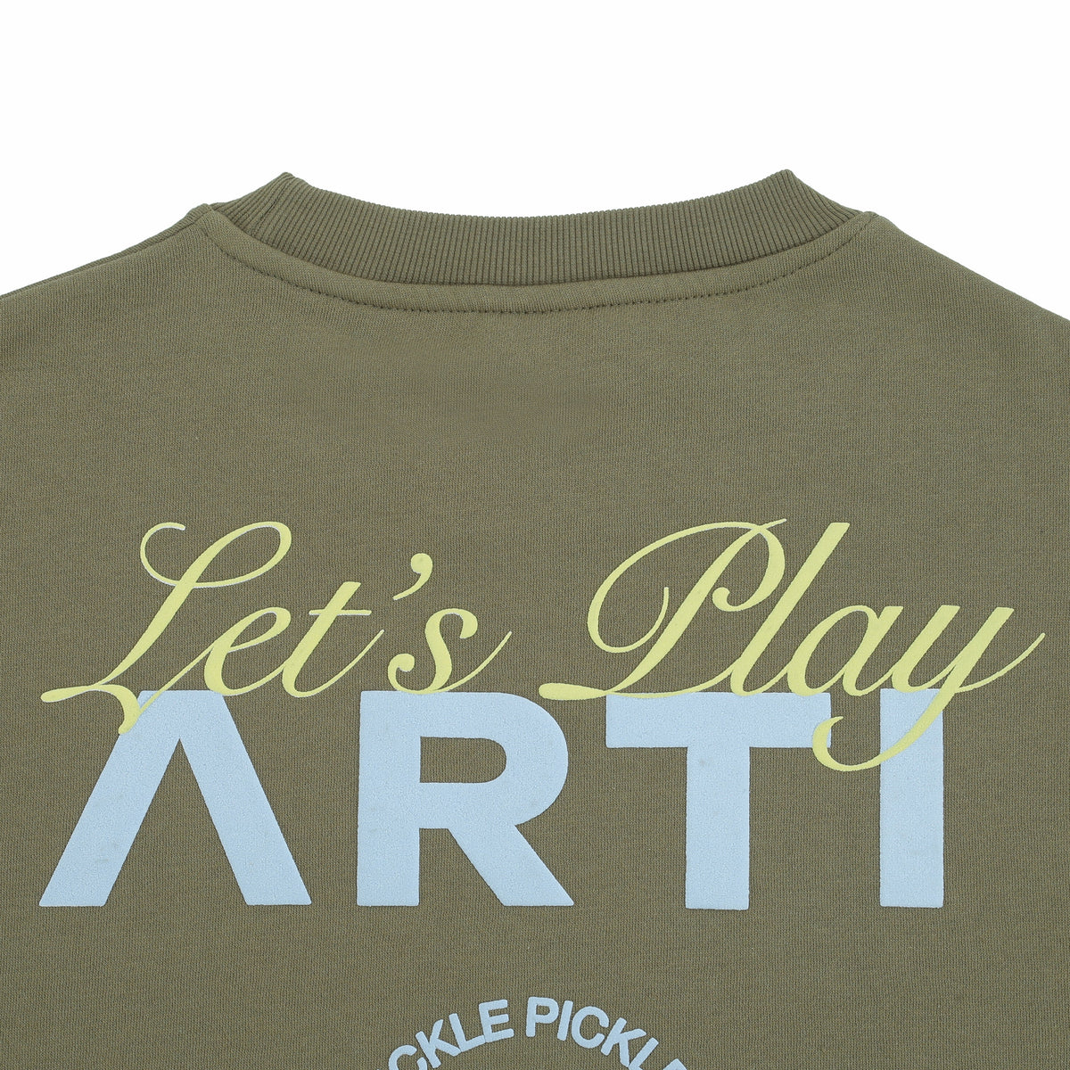 ARTI “Let’s Play” Heavyweight Crewneck – Olive Green