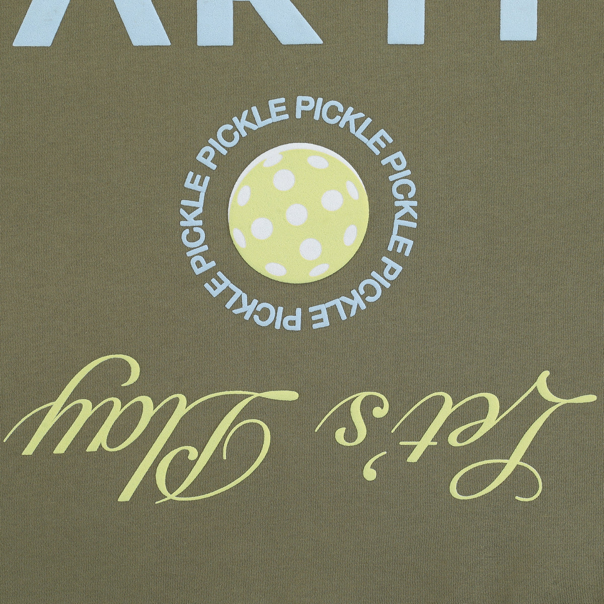 ARTI “Let’s Play” Heavyweight Crewneck – Olive Green