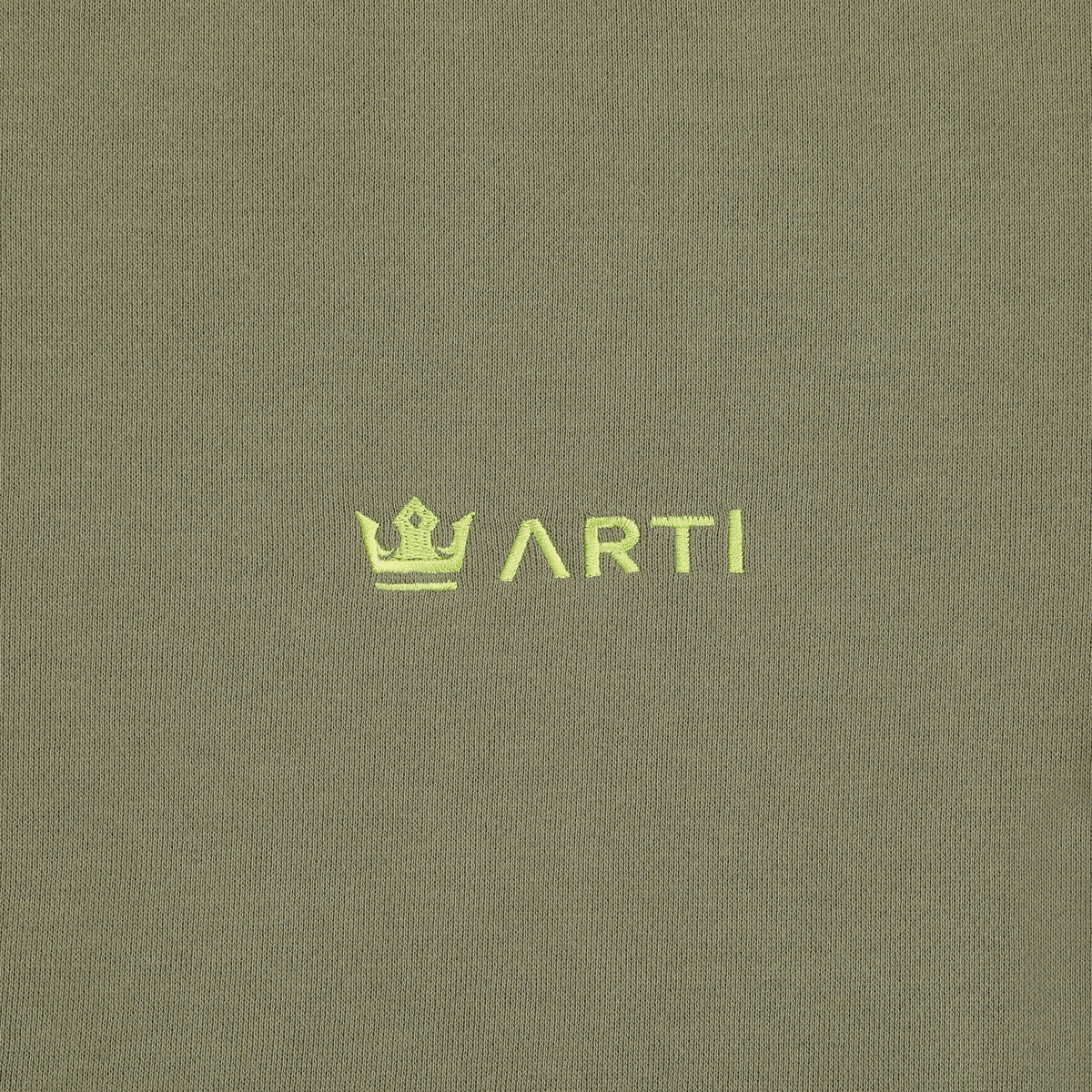 ARTI “Let’s Play” Heavyweight Crewneck – Olive Green