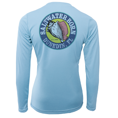 Saltwater Born Dunedin, FL "Saltwater Hair Don't Care" Long Sleeve UPF 50+ Dry-Fit Shirt