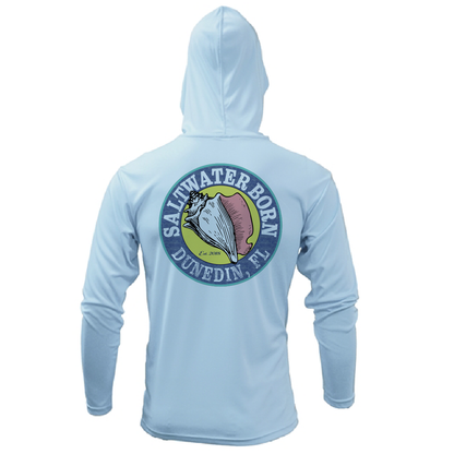 Saltwater Born Dunedin, FL State of Florida Long Sleeve UPF 50+ Dry-Fit Hoodie