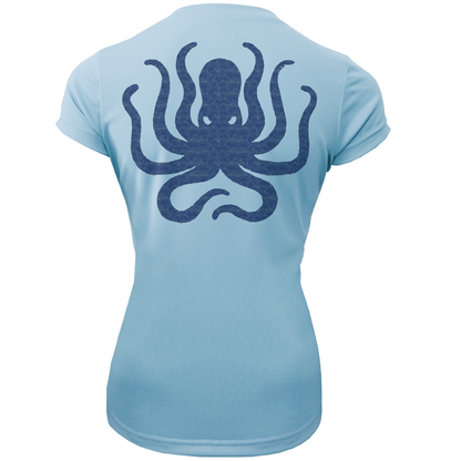 Saltwater Born Key West, FL Kraken Women's Short Sleeve UPF 50+ Dry-Fit Shirt