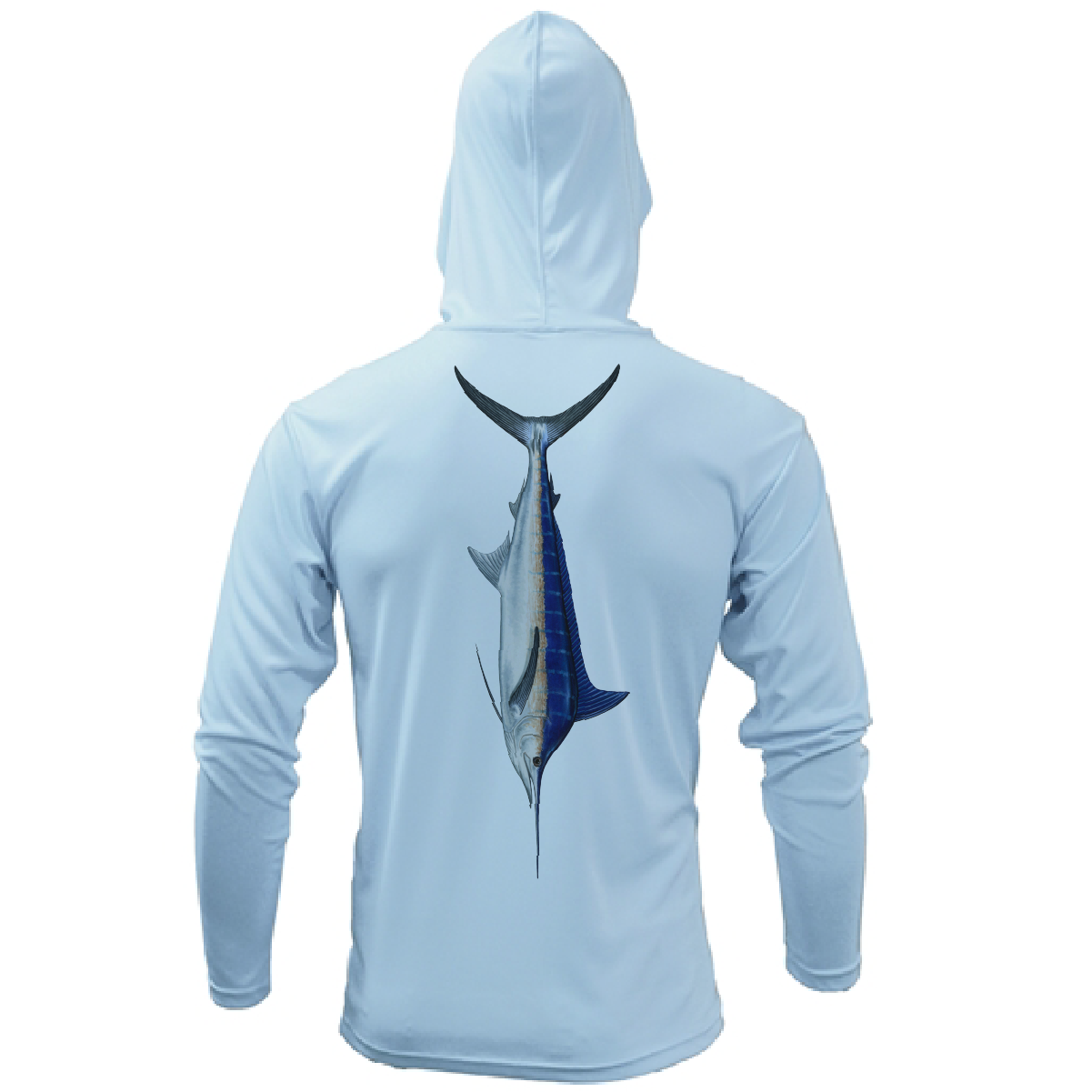 Saltwater Born St. Pete Beach, FL Blue Marlin Long Sleeve UPF 50+ Dry-Fit Hoodie