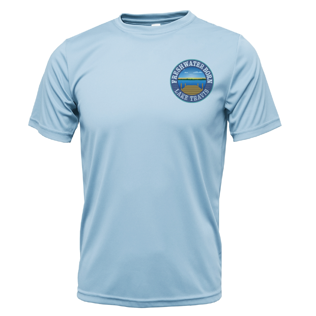 Saltwater Born Lake Travis "All For Rum and Rum For All" Men's Short Sleeve UPF 50+ Dry-Fit Shirt
