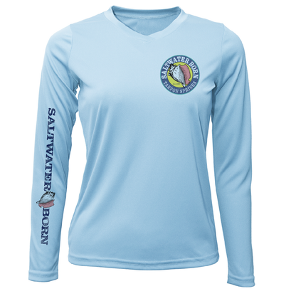 Saltwater Born Tarpon Springs, FL Kraken Women's Long Sleeve UPF 50+ Dry-Fit Shirt