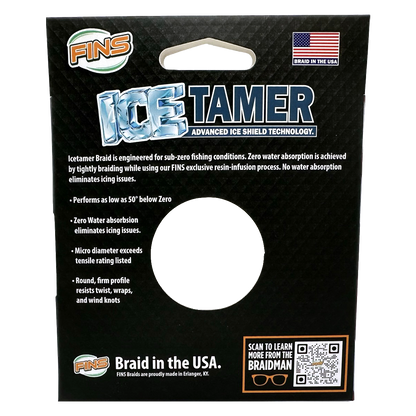 FINS Fishing Icetamer Ice Fishing Braid