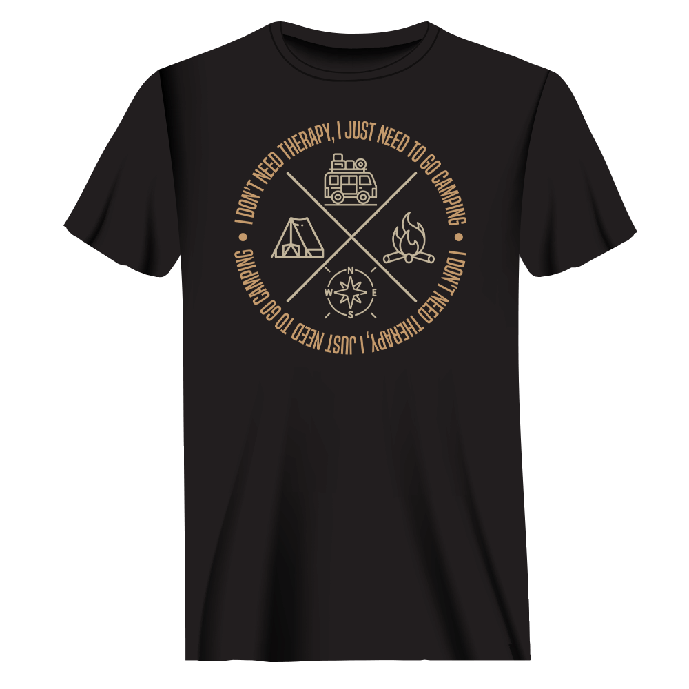 Outdoorzees I Don't Need Therapy T-Shirt for Men
