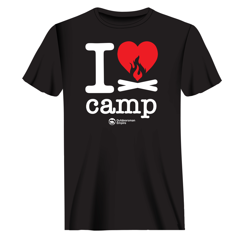 Outdoorzees I Love Camp T-Shirt for Men