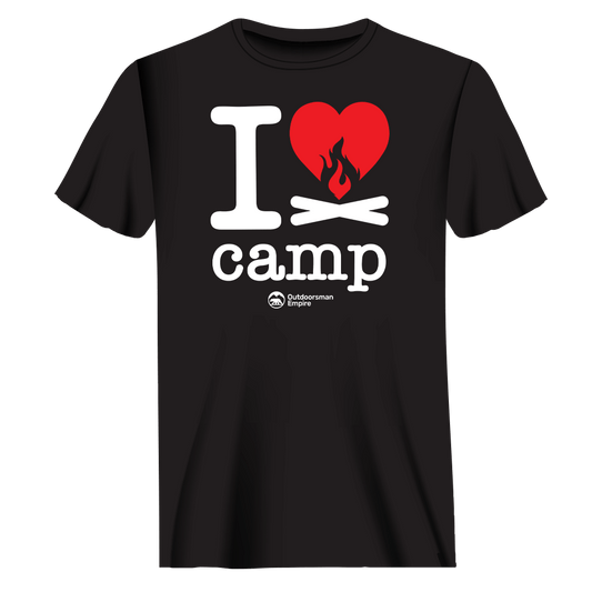 Outdoorzees I Love Camp T-Shirt for Men