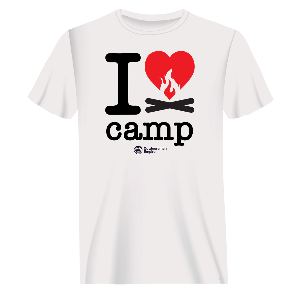 Outdoorzees I Love Camp T-Shirt for Men