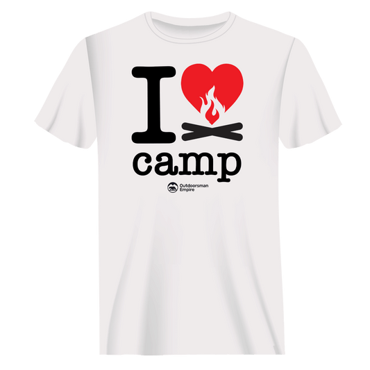 Outdoorzees I Love Camp T-Shirt for Men