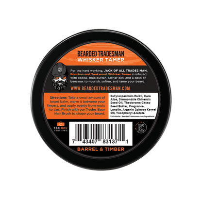 Bearded Tradesman Barrel & Timber – Bourbon & Teakwood  - Whisker Tamer