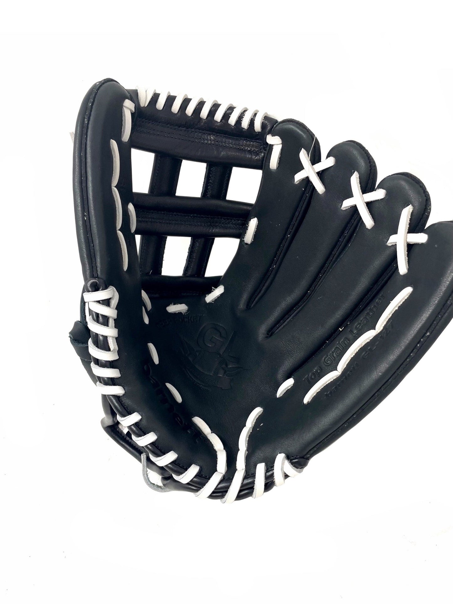 Barnett GL-127 Competition baseball glove, genuine leather, outfield 12.7, Black