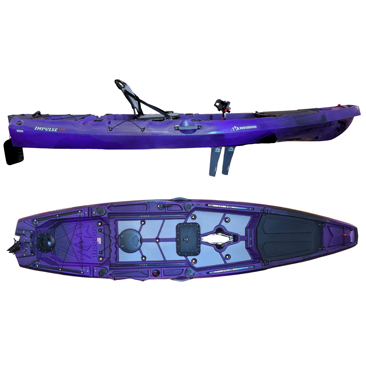 Hoodoo Impulse 120 Fin Drive Kayak
