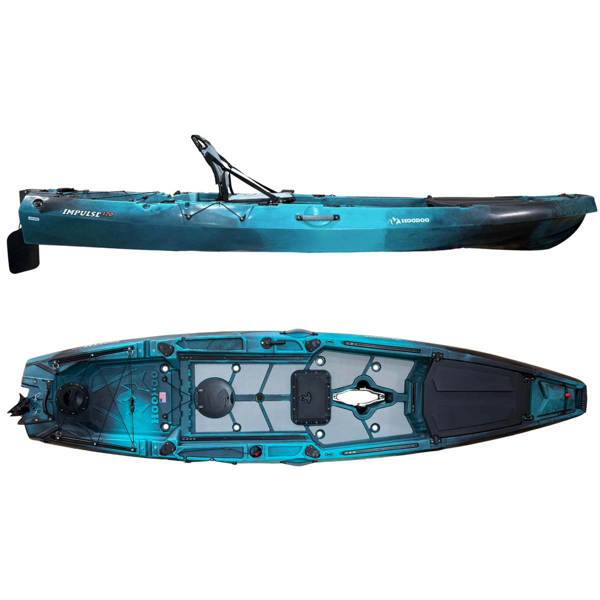 Hoodoo Impulse 120 Fin Drive Kayak
