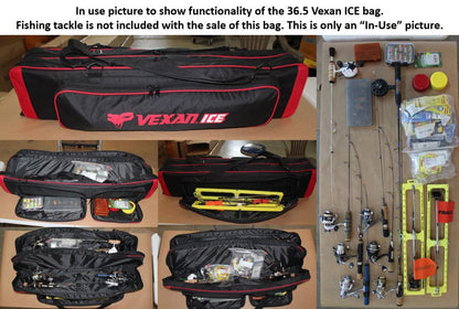 VEXAN® 36.5" Ice Fishing Combo Rod Tackle Bag
