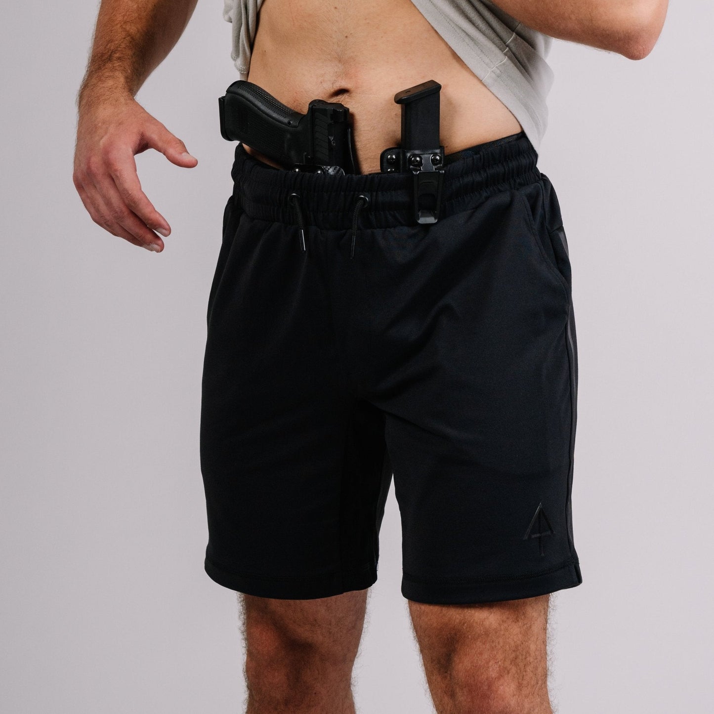 Arrowhead Tactical Carrier Shorts - Midnight Black 8"