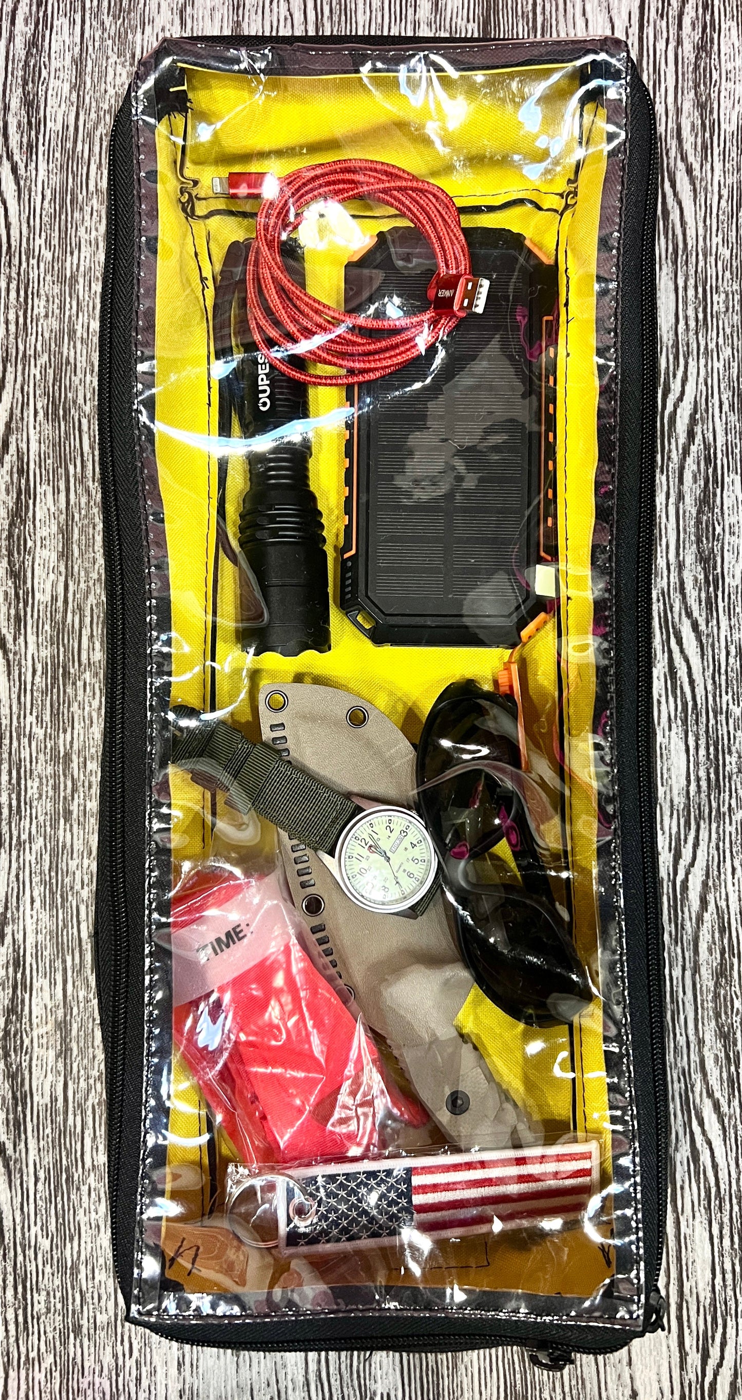 Overland Gear Guy INEOS Grenadier Under Seat Storage Bag CLEAR TOP