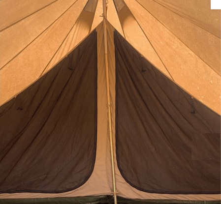 White Duck Outdoors - Avalon Half 1/2 Inner Tent | Canvas Bell Tent Accessories | Inner Rooms for Avalon Bell Tents