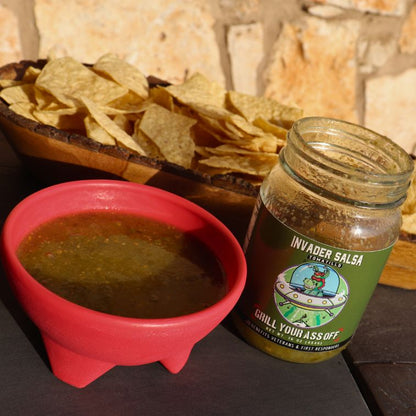 Grill Your Ass Off Invader Tomatillo Salsa