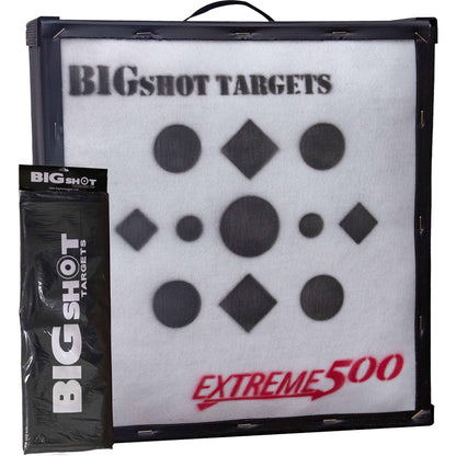 BIGshot Archery Iron Man 24" Xtreme 500 High Kinetic Energy Crossbow Target w/ Weather Cover