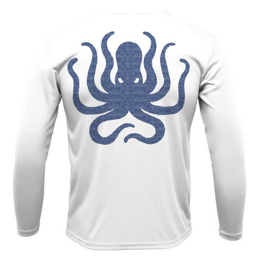 Saltwater Born Catalina Island, CA Kraken Long Sleeve UPF 50+ Dry-Fit Shirt