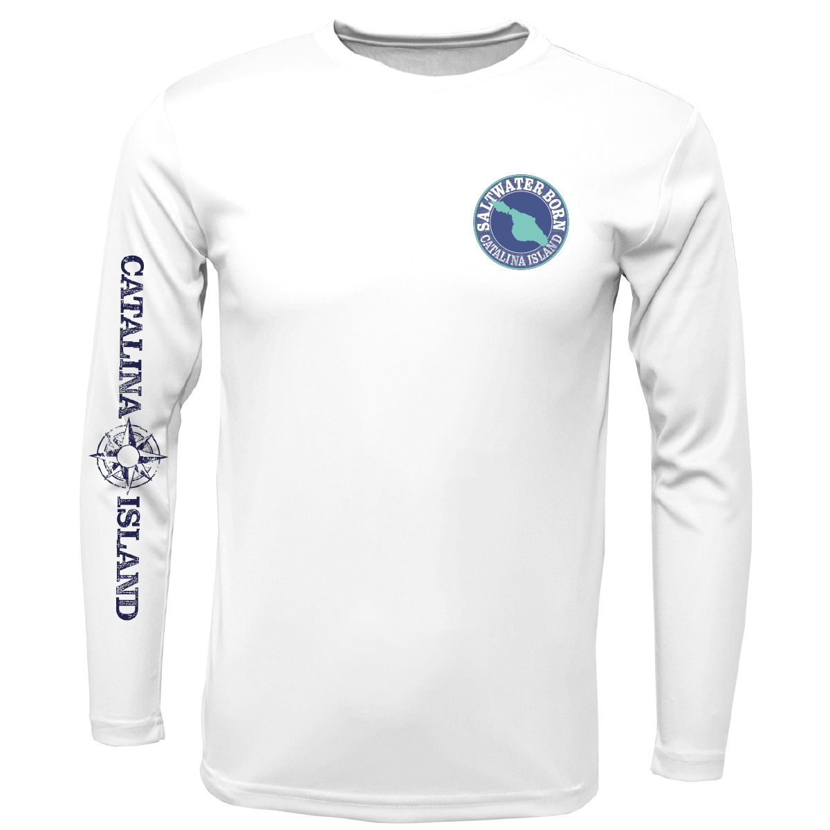 Saltwater Born Catalina Island, CA Kraken Long Sleeve UPF 50+ Dry-Fit Shirt