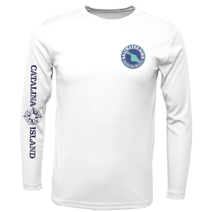 Saltwater Born Catalina Island, CA Kraken Long Sleeve UPF 50+ Dry-Fit Shirt