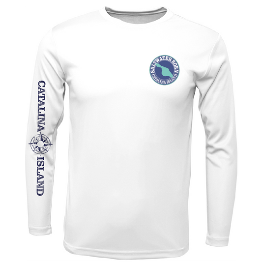 Saltwater Born Catalina Island, CA Kraken Long Sleeve UPF 50+ Dry-Fit Shirt