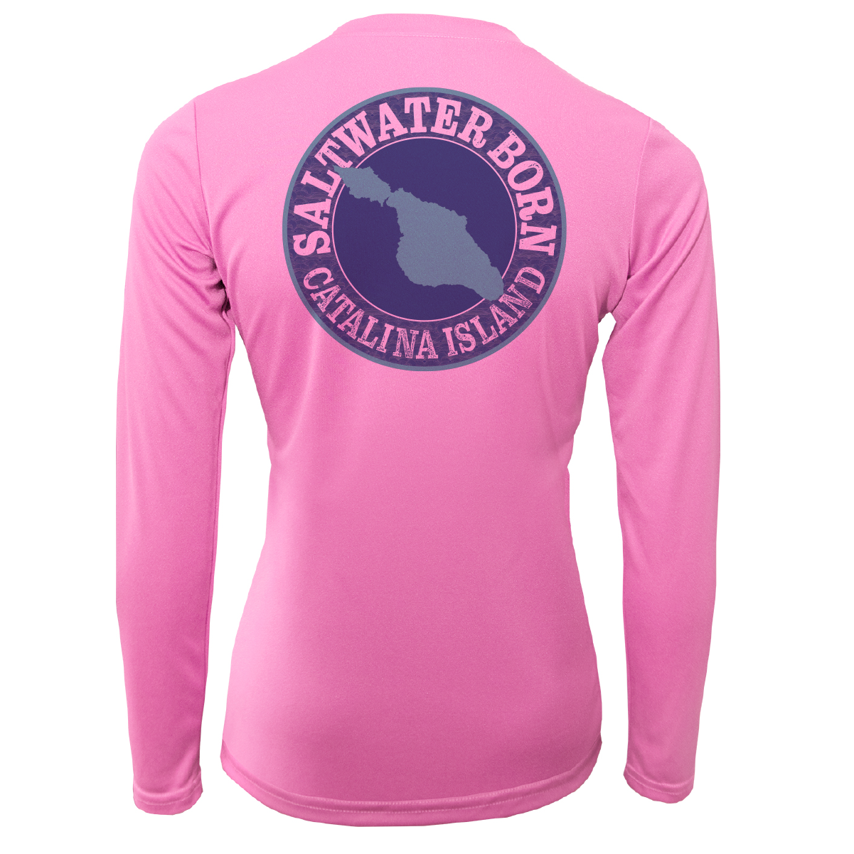 Saltwater Born Catalina Island "Saltwater Heals Everything" Long Sleeve UPF 50+ Dry-Fit Shirt