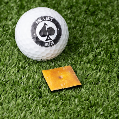 Pins and Aces Cheese Cracker Ball Marker