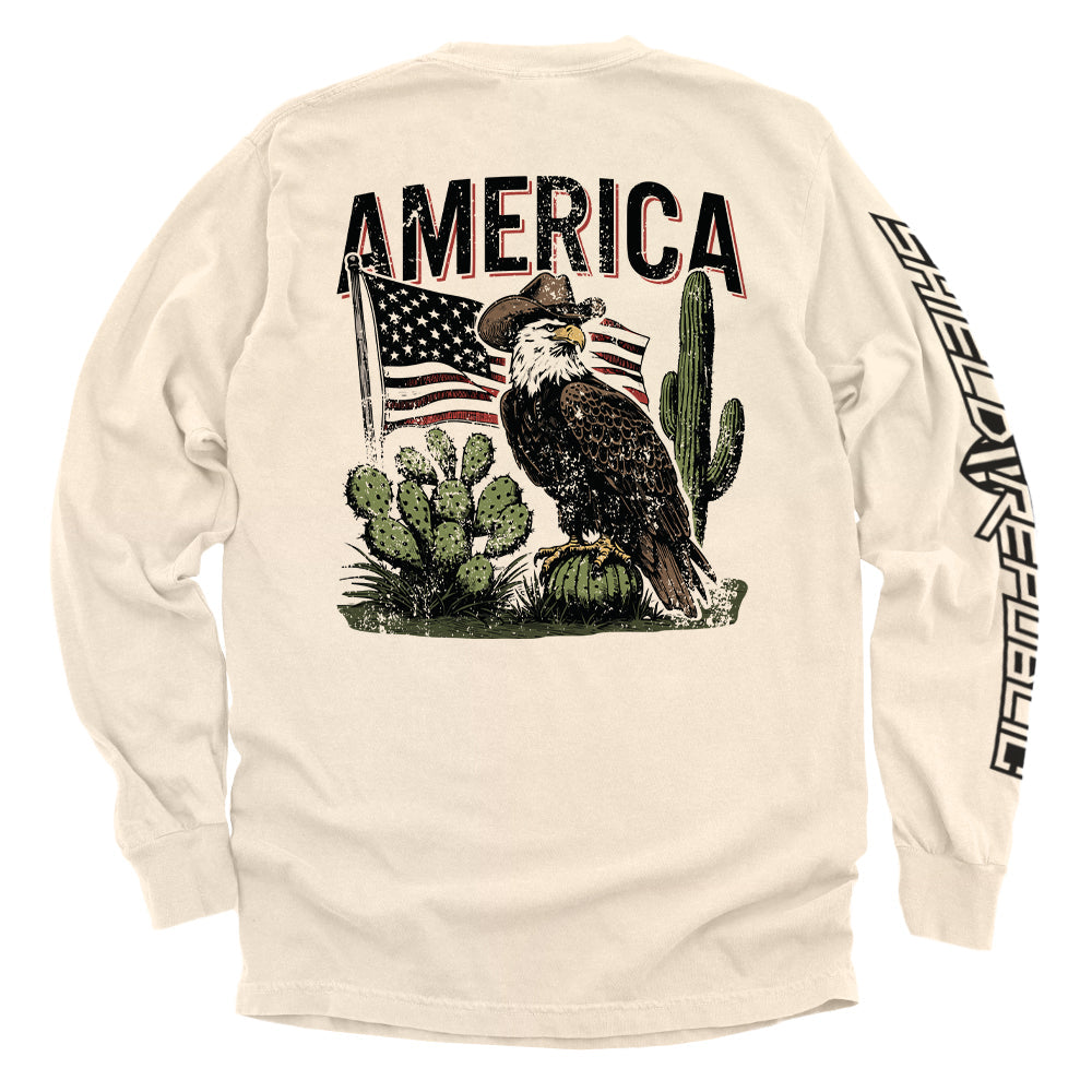 Shield Republic America Eagle Western