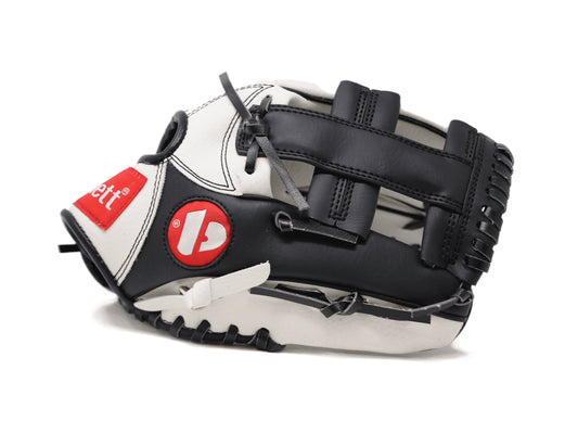 Barnett JL-110 Baseball glove, outfield, polyurethane, size 11 ", white (Right Hand Throw)
