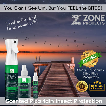 Zone Protects Insect Repellent, Scented, Picaridin, Mistosol, 10oz