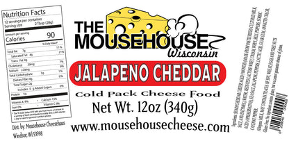 Mousehouse Cheesehaus Jalapeno Cheddar Spread, 12 oz